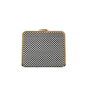 NEW EENK hem bag in black/white